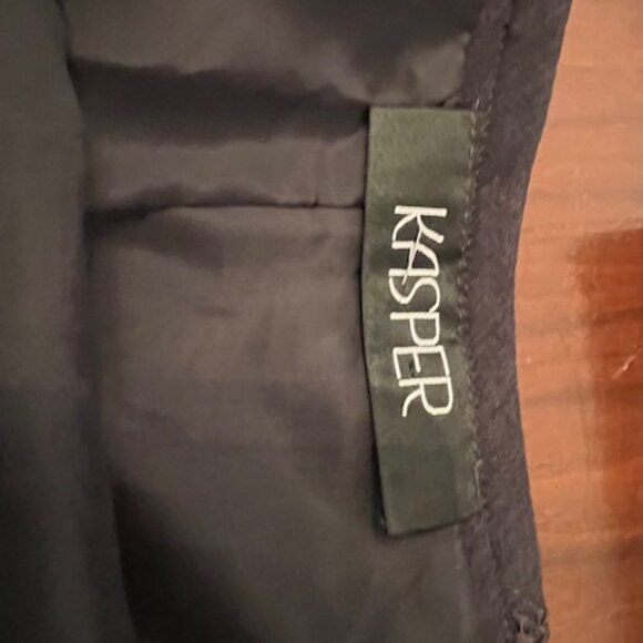 Kasper Charcoal Grey Skirt Size 10 - Picture 3 of 4